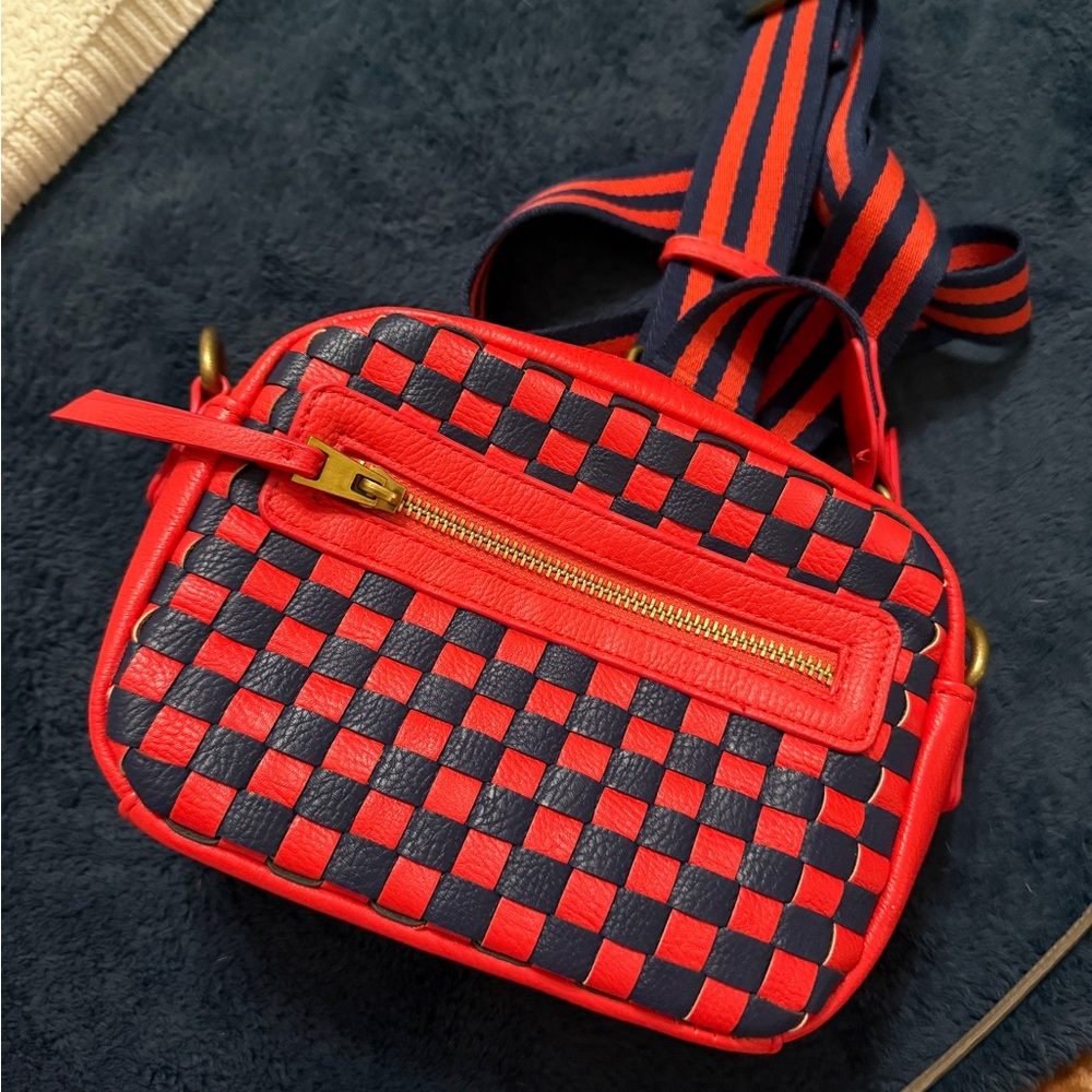 Universal Thread Red and Blue Woven Crossbody Bag Target